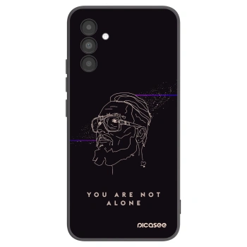 Picasee silikonový černý obal pro Samsung Galaxy A04s A047F - You are not alone