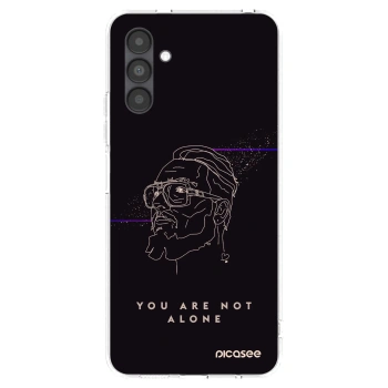 Picasee silikonový průhledný obal pro Samsung Galaxy A04s A047F - You are not alone