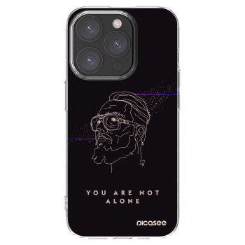 Picasee silikonový průhledný obal pro Apple iPhone 15 Pro - You are not alone