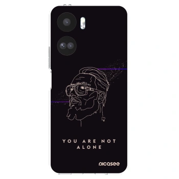 Picasee silikonový průhledný obal pro Honor 90 Lite 5G - You are not alone