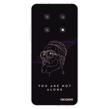 Picasee silikonový průhledný obal pro Honor Magic4 Lite 5G - You are not alone