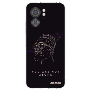 Picasee silikonový průhledný obal pro Motorola Edge 40 - You are not alone