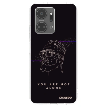 Picasee silikonový průhledný obal pro Honor X7a - You are not alone