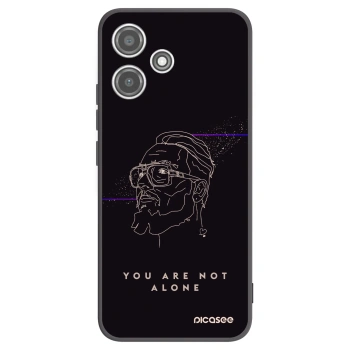 Picasee silikonový černý obal pro Xiaomi Redmi 12 5G - You are not alone