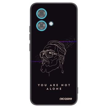 Picasee silikonový černý obal pro Motorola Edge 40 Neo - You are not alone