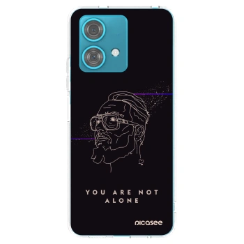 Picasee silikonový průhledný obal pro Motorola Edge 40 Neo - You are not alone
