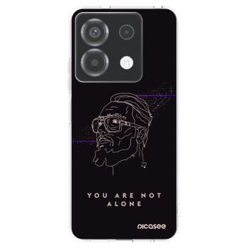 Picasee silikonový průhledný obal pro Xiaomi Poco X6 - You are not alone