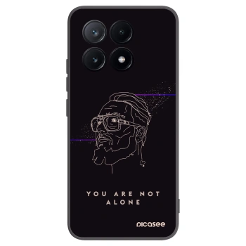Picasee silikonový černý obal pro Xiaomi Poco X6 Pro - You are not alone