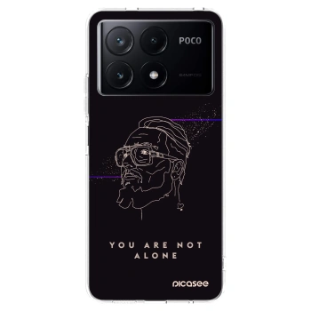 Picasee silikonový průhledný obal pro Xiaomi Poco X6 Pro - You are not alone