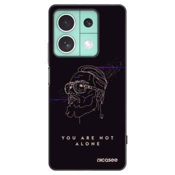 Picasee silikonový černý obal pro Xiaomi Redmi Note 13 5G - You are not alone