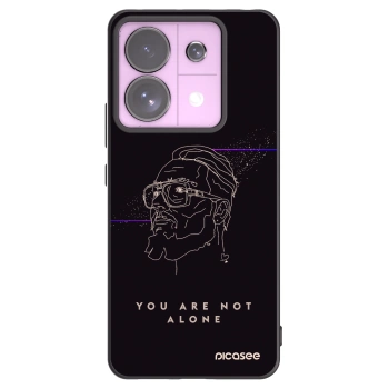 Picasee silikonový černý obal pro Xiaomi Redmi Note 13 Pro 5G - You are not alone