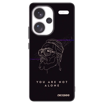 Picasee silikonový černý obal pro Xiaomi Redmi Note 13 Pro+ 5G - You are not alone