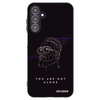 Picasee silikonový černý obal pro Samsung Galaxy A15 A155F 4G - You are not alone