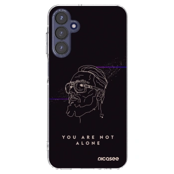 Picasee silikonový průhledný obal pro Samsung Galaxy A15 A155F 4G - You are not alone