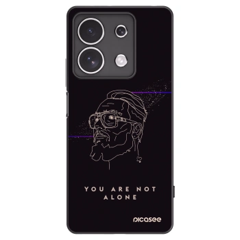 Picasee silikonový černý obal pro Xiaomi Redmi Note 13 4G - You are not alone