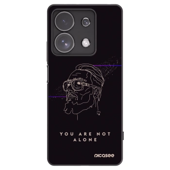 Picasee silikonový černý obal pro Xiaomi Redmi Note 13 Pro 4G - You are not alone