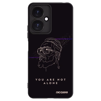 Picasee silikonový černý obal pro Xiaomi Redmi 13C 5G - You are not alone