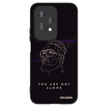 Picasee silikonový černý obal pro Honor 200 Lite - You are not alone