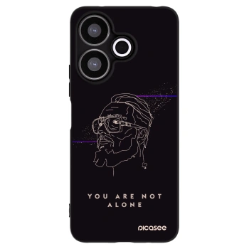 Picasee silikonový černý obal pro Xiaomi Redmi 13 4G - You are not alone