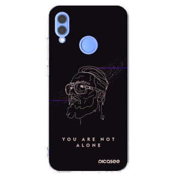 Picasee silikonový průhledný obal pro Honor 10 Lite - You are not alone