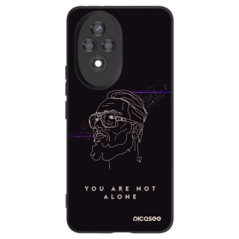 Picasee silikonový černý obal pro Honor 200 5G - You are not alone
