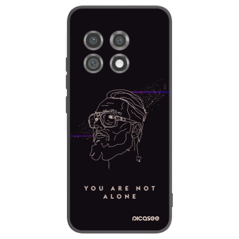 Picasee silikonový černý obal pro OnePlus 11 5G - You are not alone