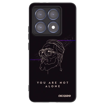Picasee silikonový černý obal pro Xiaomi 14T Pro - You are not alone