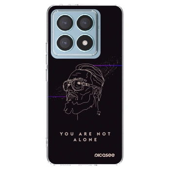 Picasee silikonový průhledný obal pro Xiaomi 14T Pro - You are not alone