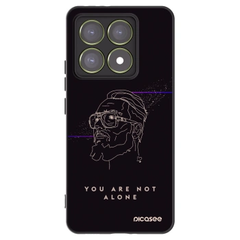 Picasee silikonový černý obal pro Xiaomi 14T - You are not alone