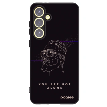 Picasee silikonový černý obal pro Samsung Galaxy S24 FE S721B - You are not alone