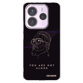 Picasee silikonový průhledný obal pro Xiaomi Redmi Note 14 5G - You are not alone