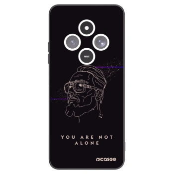 Picasee silikonový černý obal pro Xiaomi Redmi 14C - You are not alone
