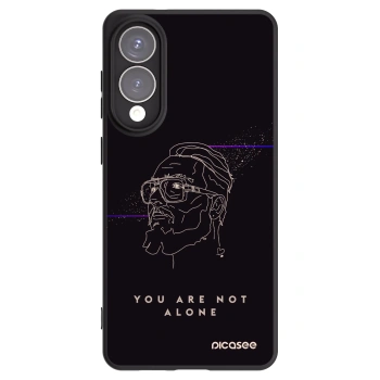 Picasee silikonový černý obal pro Samsung Galaxy S25 Edge 5G - You are not alone