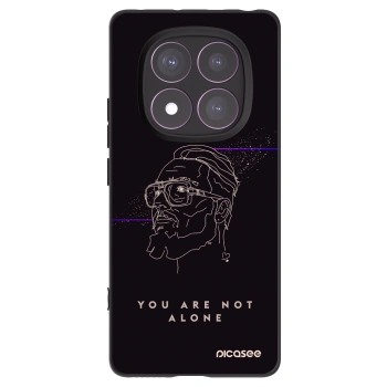 Picasee silikonový černý obal pro Xiaomi Redmi Note 14 Pro 4G - You are not alone