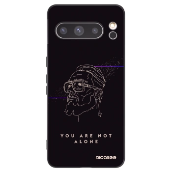 Picasee silikonový černý obal pro Google Pixel 8 Pro - You are not alone