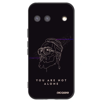 Picasee silikonový černý obal pro Google Pixel 9 - You are not alone