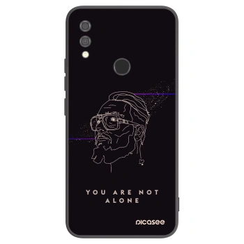 Picasee silikonový černý obal pro Xiaomi Redmi Note 7 - You are not alone