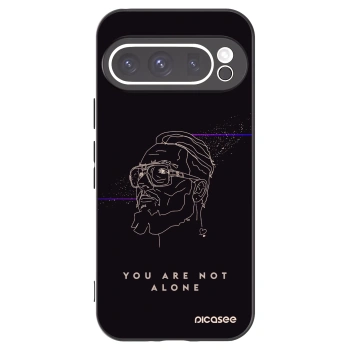 Picasee silikonový černý obal pro Google Pixel 9 Pro - You are not alone