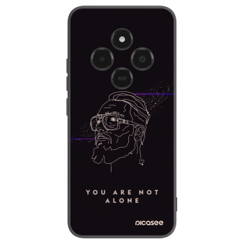 Picasee silikonový černý obal pro Xiaomi Poco C75 - You are not alone