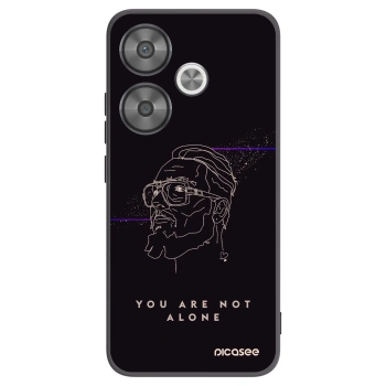 Picasee silikonový černý obal pro Xiaomi Poco F6 - You are not alone