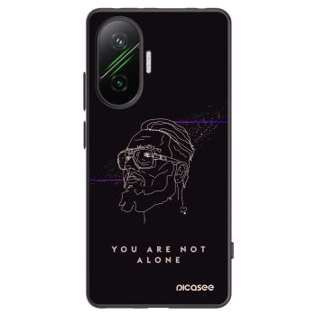 Picasee silikonový černý obal pro Xiaomi Poco F7 5G - You are not alone
