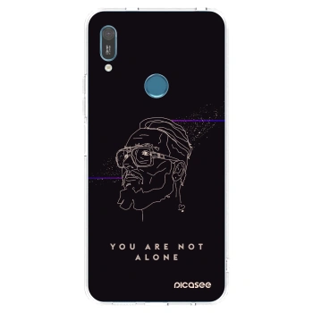 Picasee silikonový průhledný obal pro Huawei Y6 2019 - You are not alone