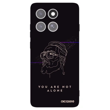 Picasee silikonový černý obal pro Motorola Edge 60 Pro - You are not alone