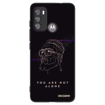 Picasee silikonový černý obal pro Motorola Edge 60 5G - You are not alone