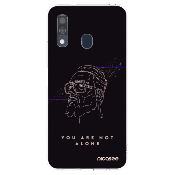 Picasee silikonový průhledný obal pro Samsung Galaxy A40 A405F - You are not alone