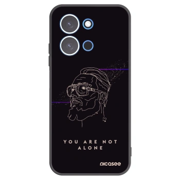 Picasee silikonový černý obal pro Xiaomi Redmi 15C 4G - You are not alone