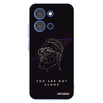 Picasee silikonový průhledný obal pro Xiaomi Redmi 15C 4G - You are not alone