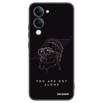 Picasee silikonový černý obal pro Vivo Y29s 5G - You are not alone