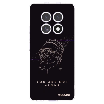 Picasee silikonový průhledný obal pro Xiaomi Redmi Note 15 - You are not alone