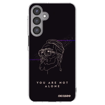 Picasee silikonový průhledný obal pro Samsung Galaxy A16 4G - You are not alone
